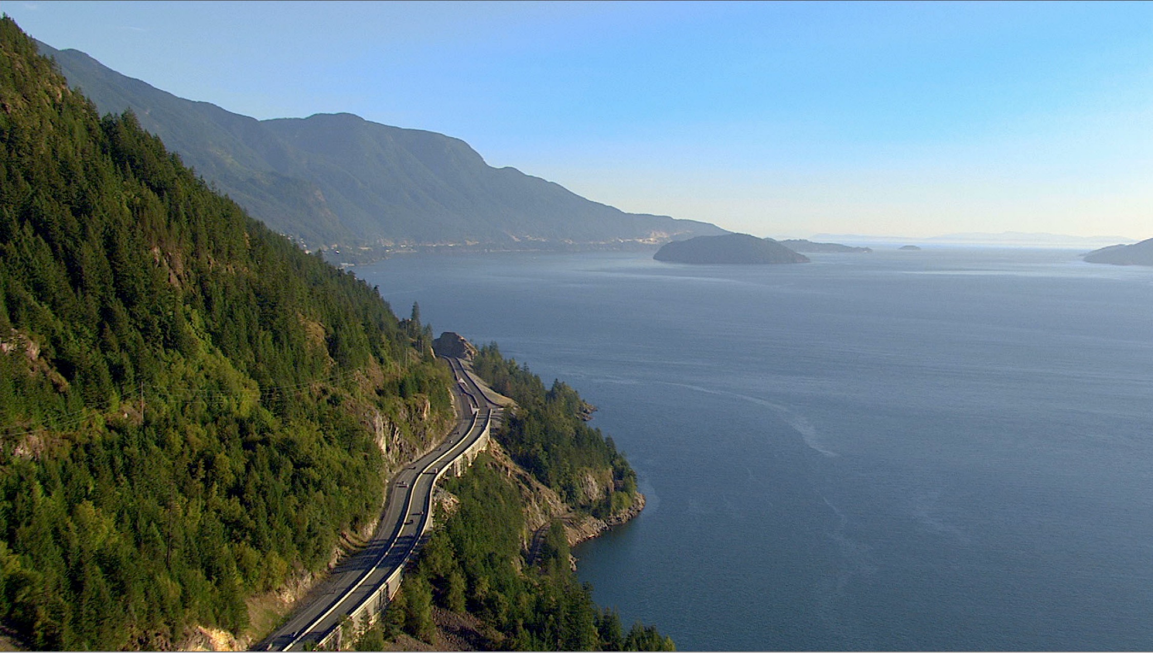 Sea-to-Sky highway in BC Canada