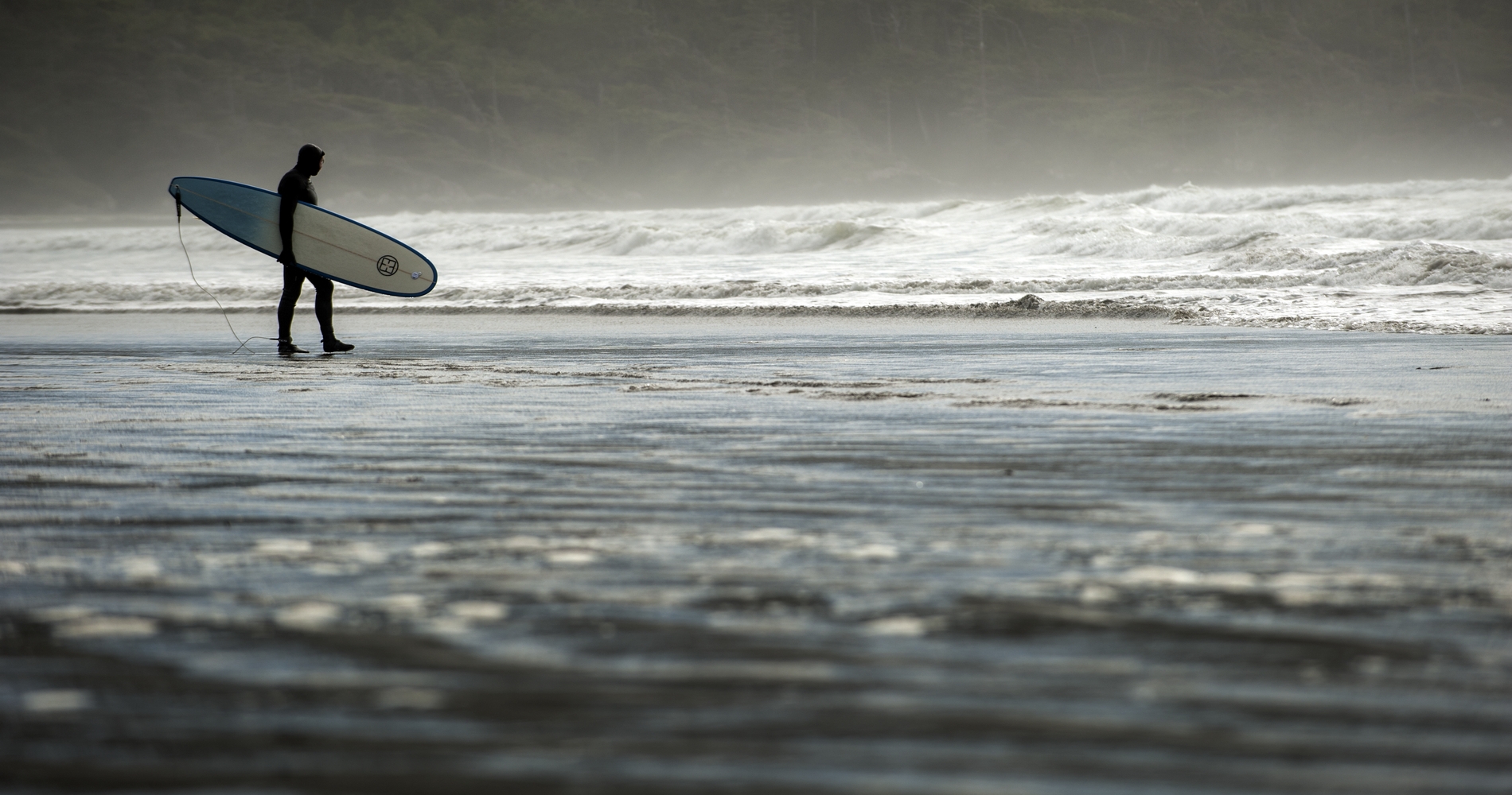 Autumn surfing at Cox Bay in Tofino